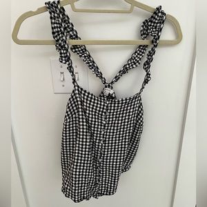 Madewell Checkered Tank Top